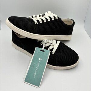 Revitalign Avalon Fiona BLACK Corduroy woman's sz 8.5 shoes NWT-Comfortable CUTE